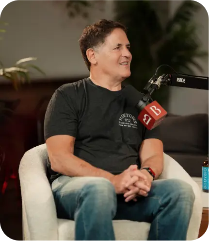 Mark Cuban recording at The Move Miami