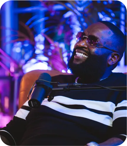 Rick Ross at The Move Miami studio